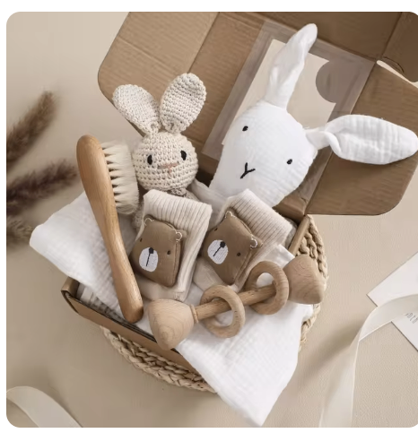 Wooden Baby Toy Gift Set