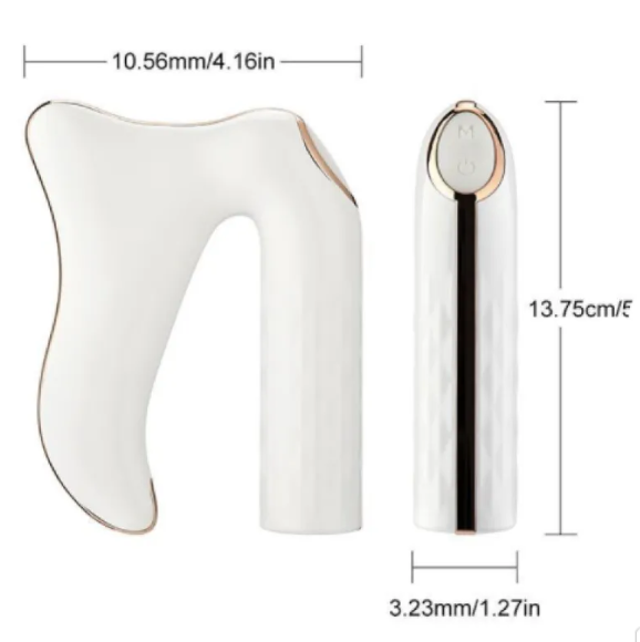 The Aura-Glow: Smart Gua Sha & Meridian Massage Tool