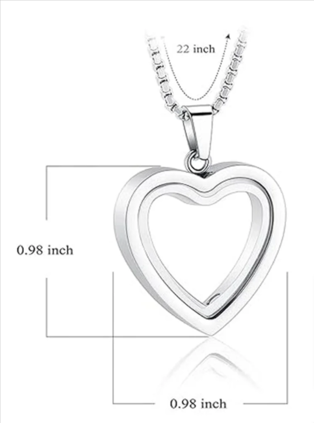 The Eternal-Bond: Heart Keepsake Pendent