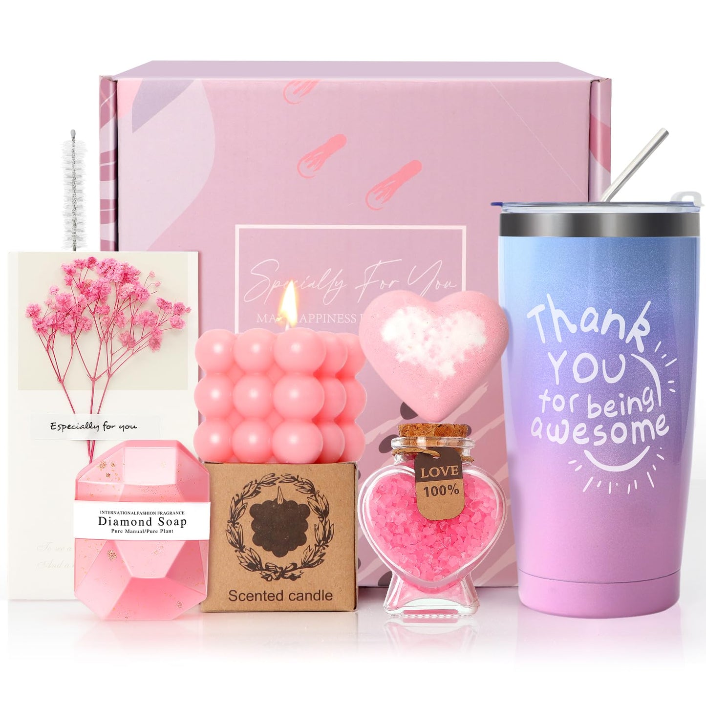 Luxury 6-Piece Home Spa Gift Basket Set