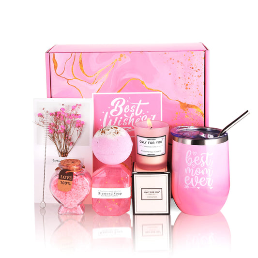 Luxury "Best Mom" 6-Piece Spa Gift Box Set
