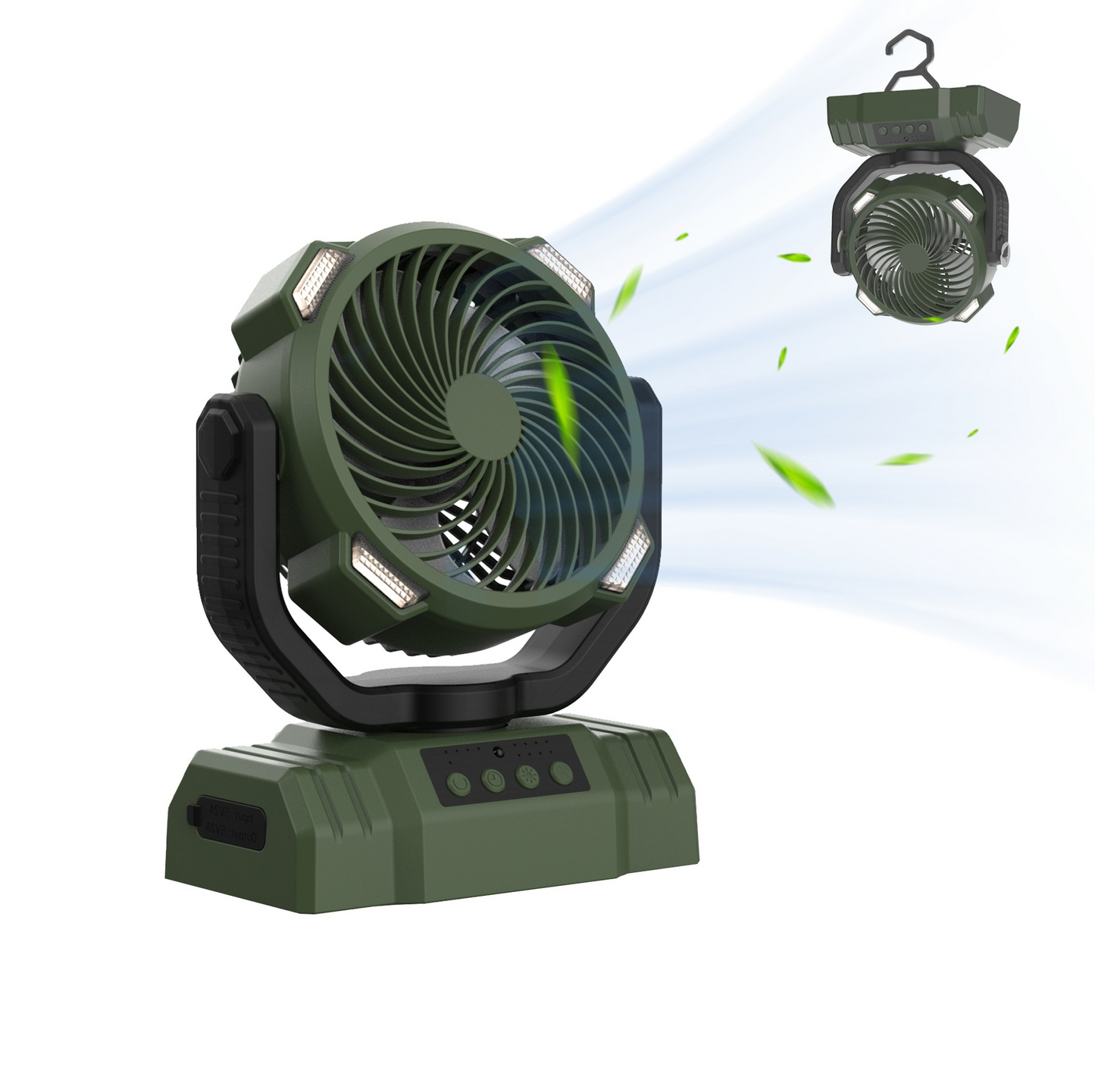 The Terra-Vortex: 3-in-1 Adaptive Camping Fan & Power Station