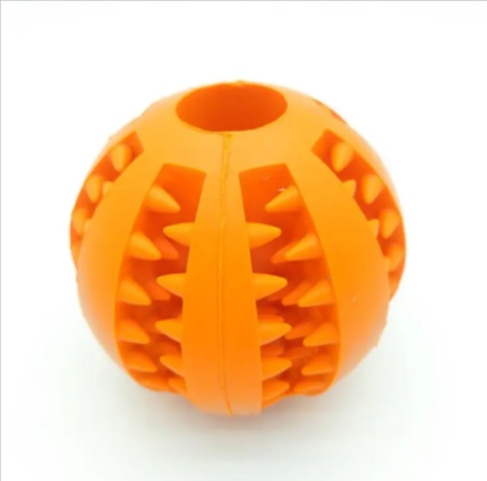 Treat-Toss Ball: Interactive Slow Feeder Dog Ball