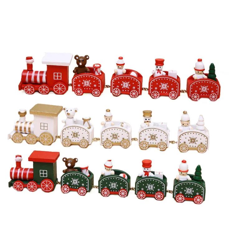 Wooden Holiday Train