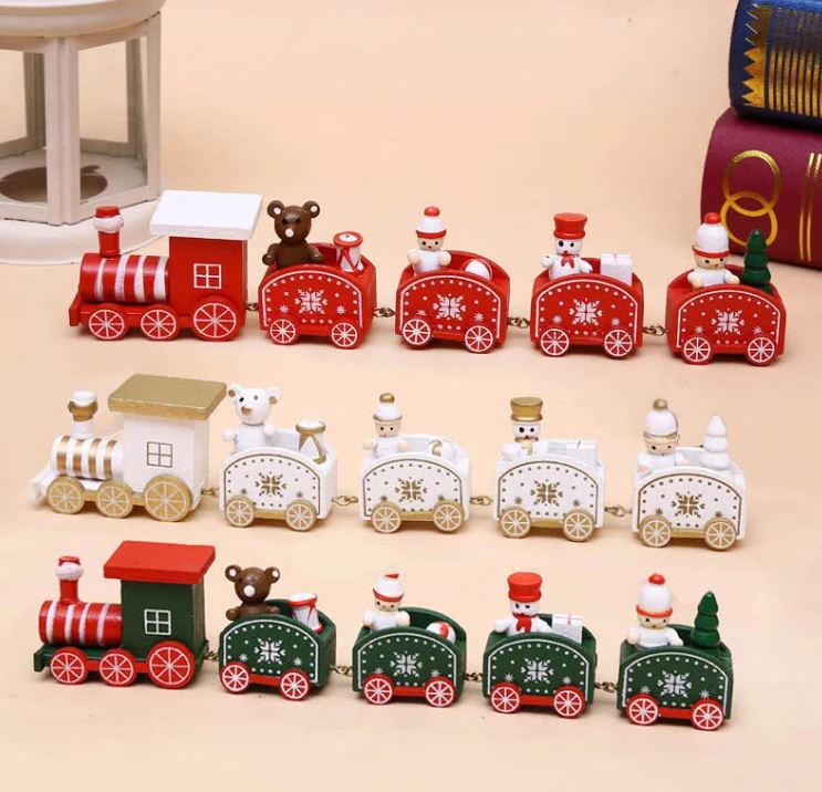 Wooden Holiday Train