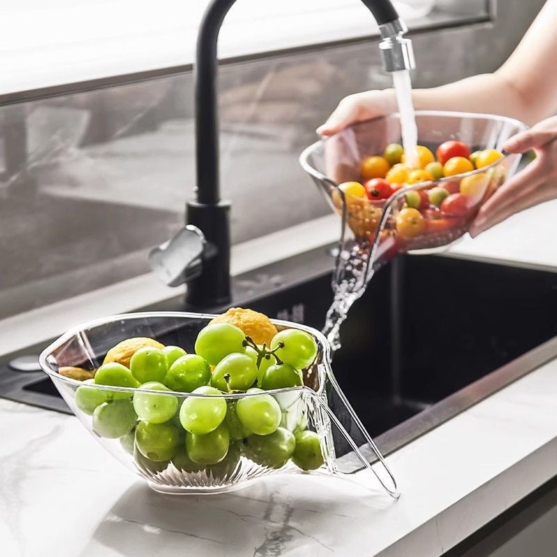 Snap-Strain Basket: The Salad Sidekick