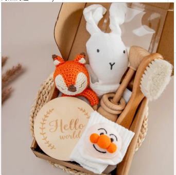 Wooden Baby Toy Gift Set