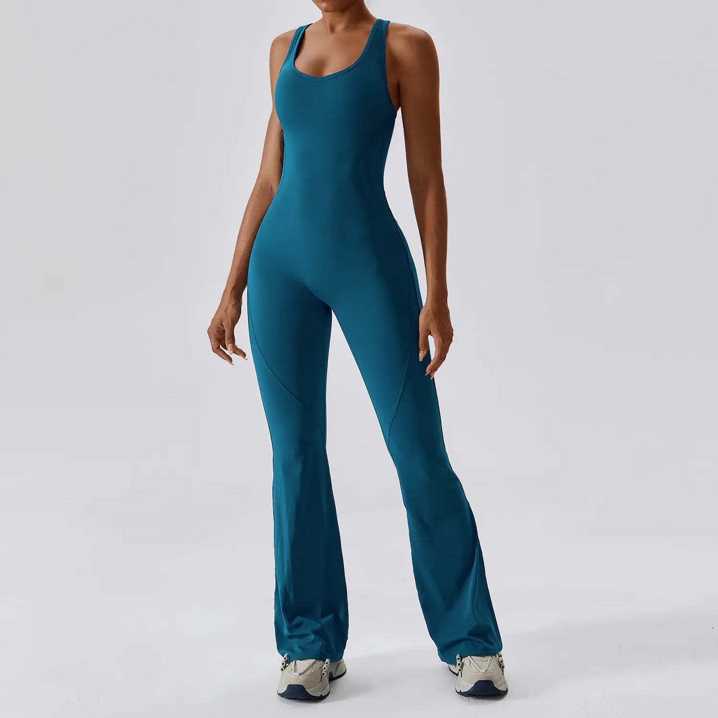 Nova-Flare: Flared Jumpsuit