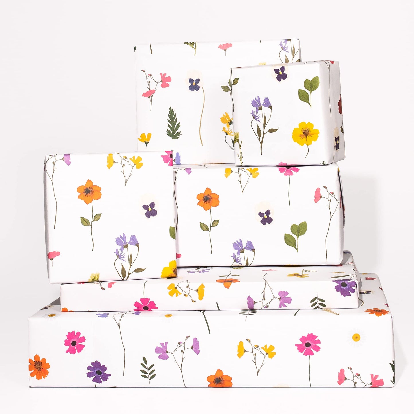 Gift Wrapping Paper and Tags Set (6-Pack)