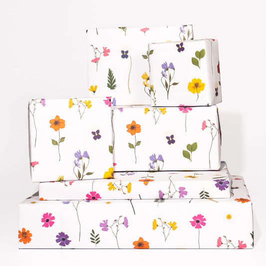 Gift Wrapping Paper and Tags Set (6-Pack)