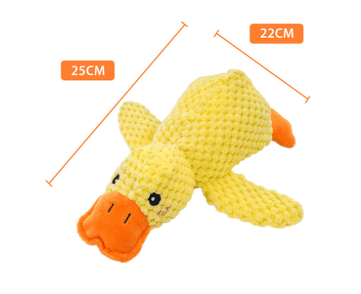Quack-Calm Toy: A Fuzzy Buddy for your Fuzzy Buddy!