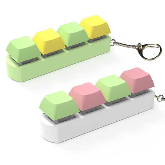 The Click-Key : 4-Key Mechanical Fidget Toy