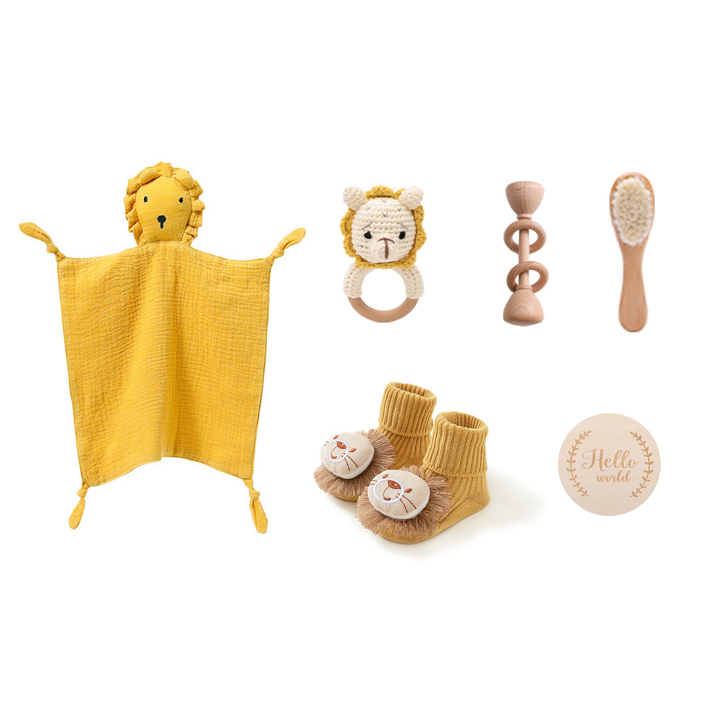 Rattle Rabbit Bath Towel Gift Set