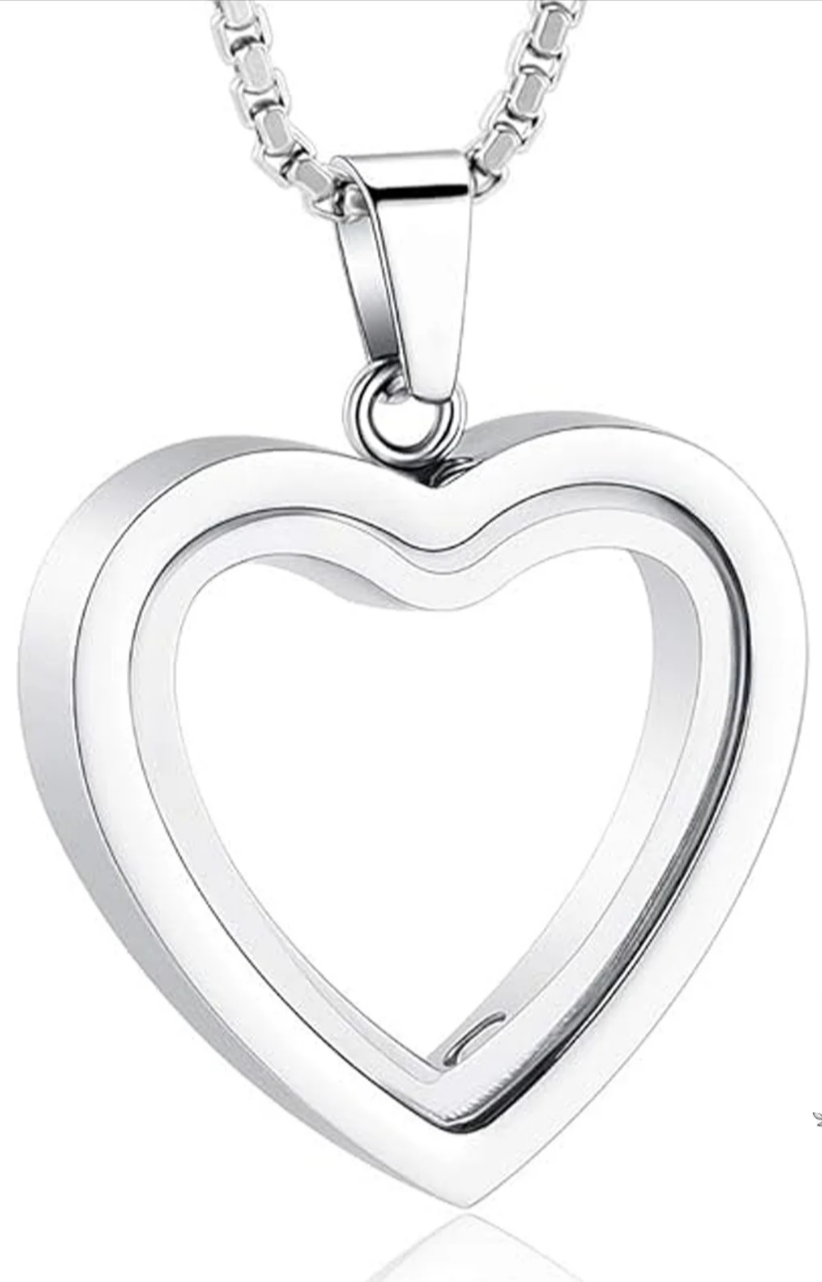 The Eternal-Bond: Heart Keepsake Pendent