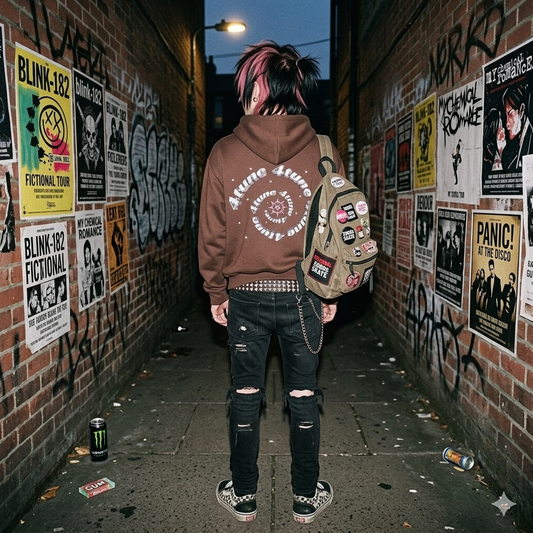 4TUNE [ Printed Zip Up Hoodies ]