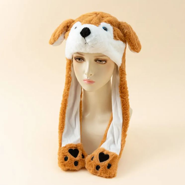 Cute Animal Wiggle Ear Hat