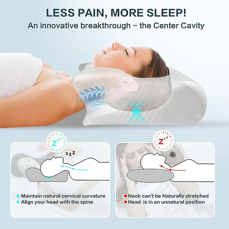 The Serenity Cervical Pillow: A Luxury Memory Foam Experience