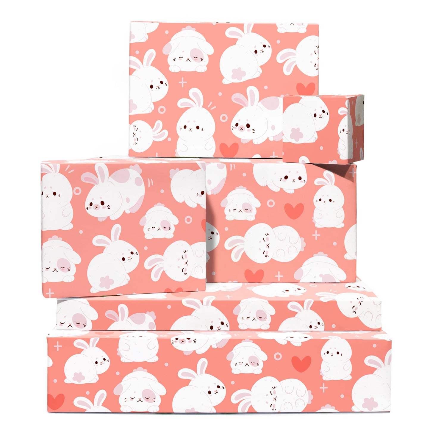 Gift Wrapping Paper and Tags Set (6-Pack)