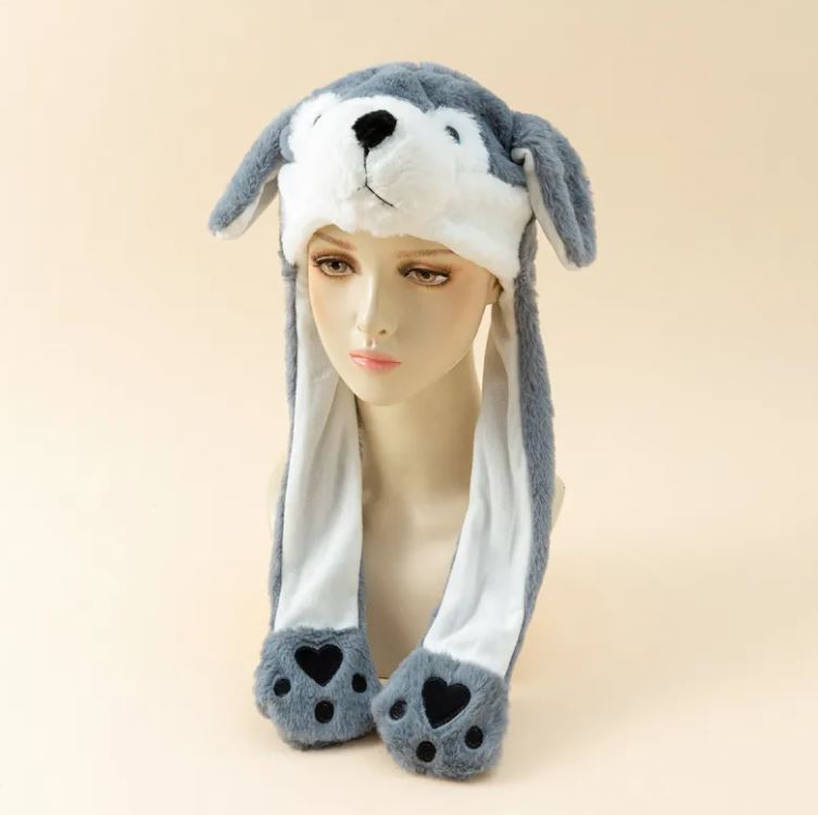 Cute Animal Wiggle Ear Hat