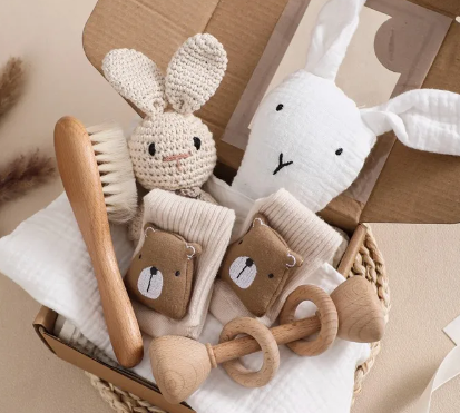 Wooden Baby Toy Gift Set