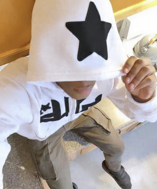 4TUNE [ Printed Zip Up Hoodies ]