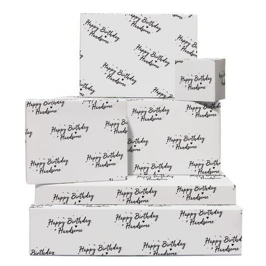 Gift Wrapping Paper and Tags Set (6-Pack)