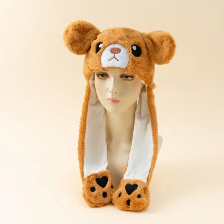Cute Animal Wiggle Ear Hat